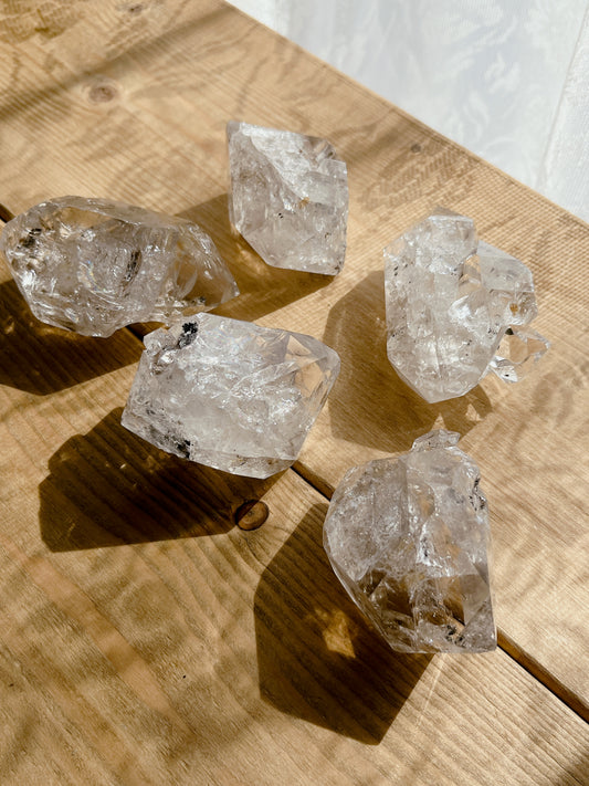 Herkimer diamond crystal (76000)【HD004A~E】