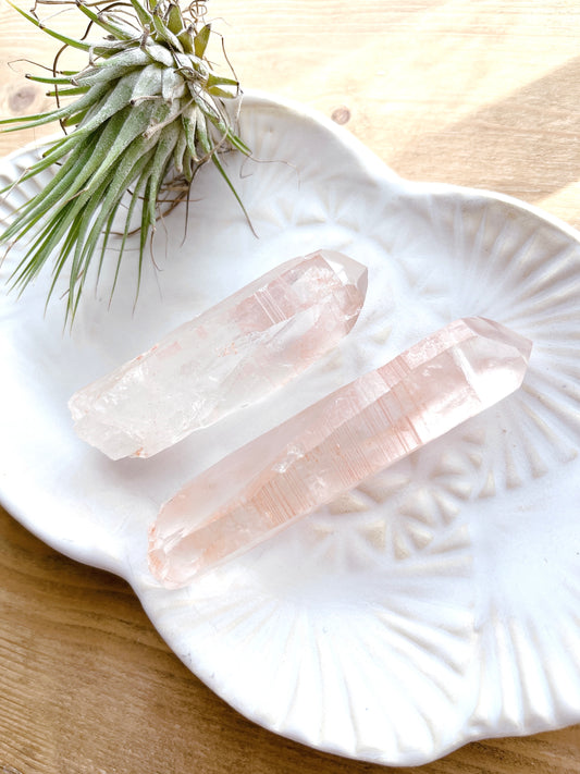 Pink lemurian seed crystal (14000)【LE006A~B】