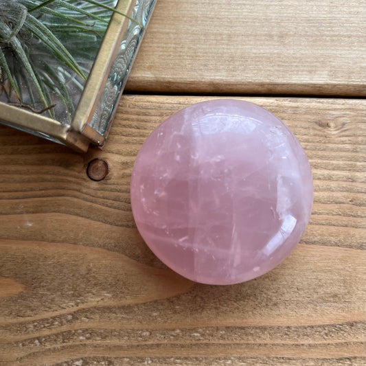 Rose quartz palmstone【SP004】