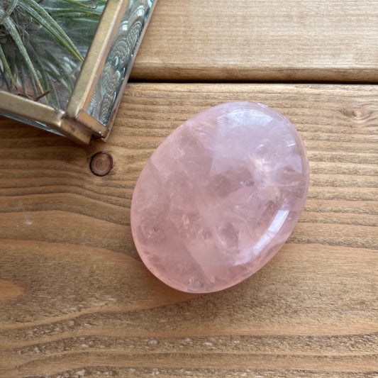 Rose quartz palmstone【SP006】
