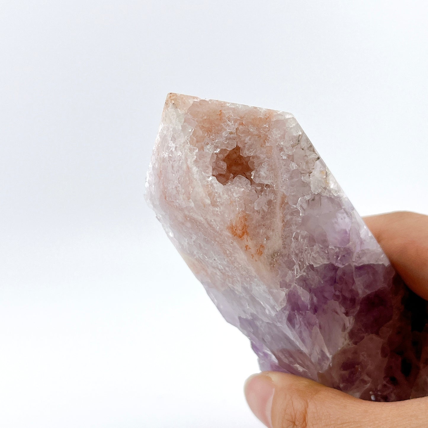 Pink amethyst point (BIG)B【PK005】