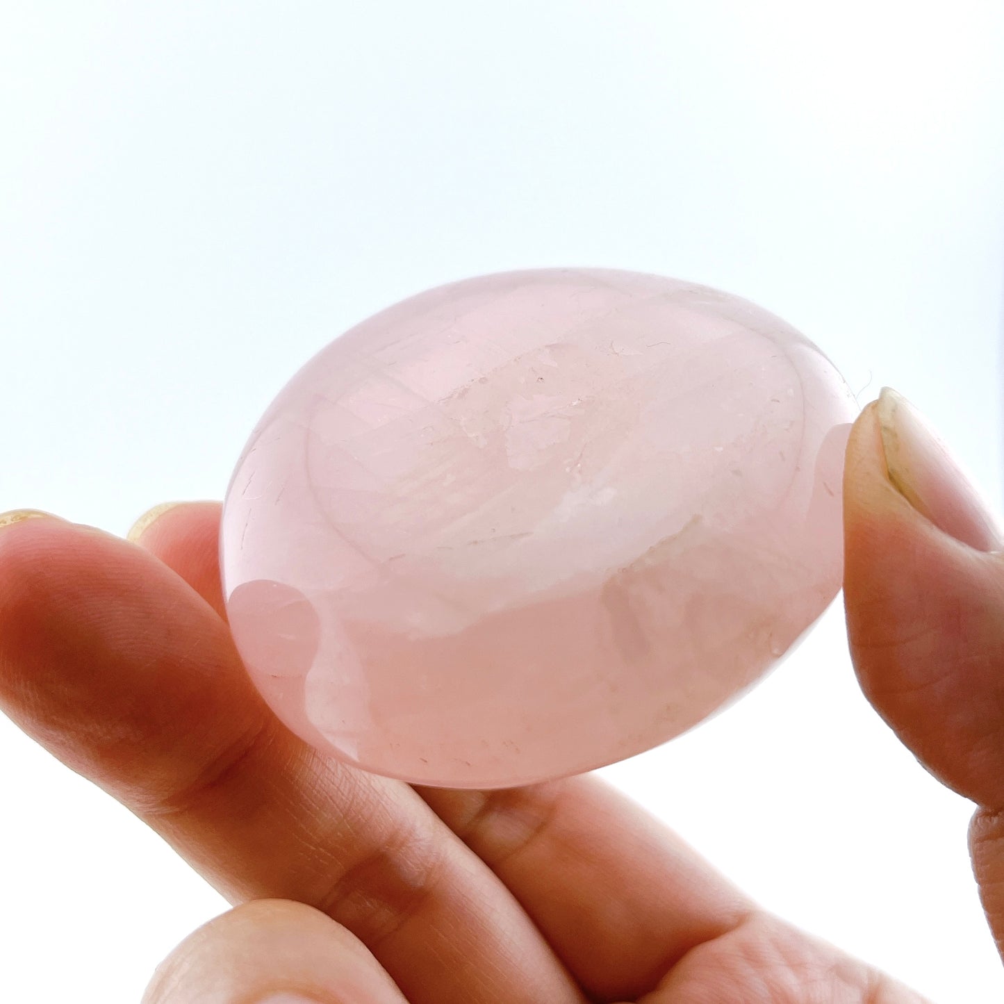 Rose quartz palmstone【SP004】