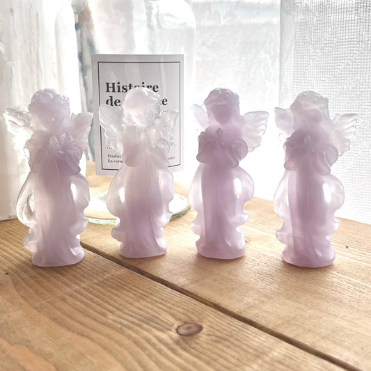 Fluorite angel SMALL ③【FO003A】【FO003B】【FO003C】【FO003D】