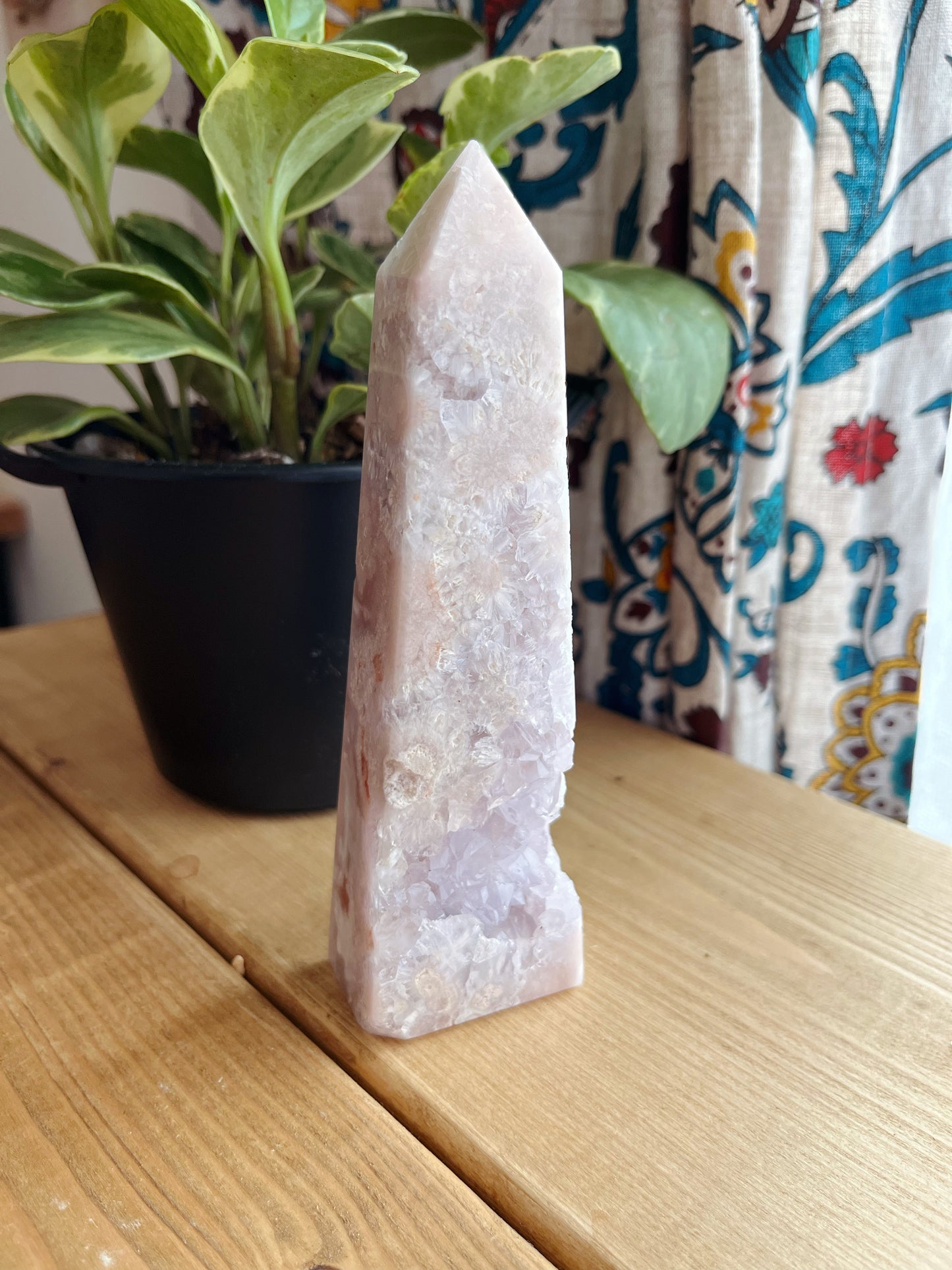 Pink amethyst point (BIG)C【PK006】