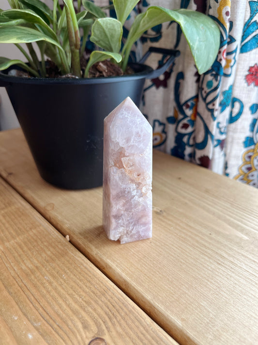 Pink amethyst point (SMALL)B【PK010】