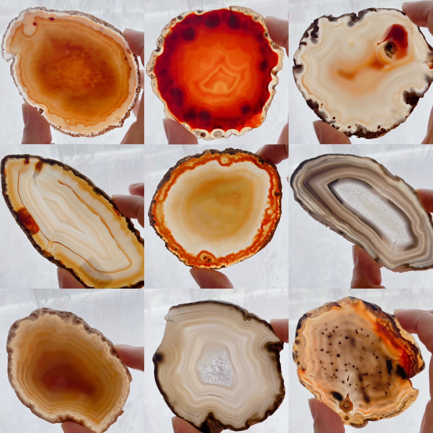 ☆Wednesday Special☆ Natural Agate plate【PL011A~I】